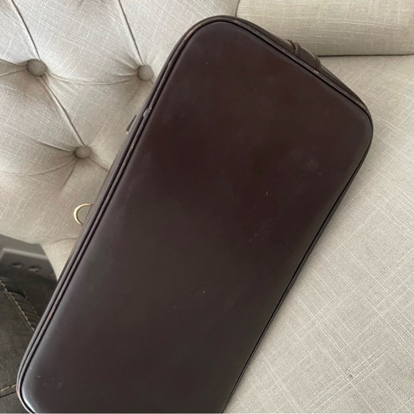 Louis Vuitton Vintage Alma Damier Brown Leather Canvas Handbag - Picture 4 of 13